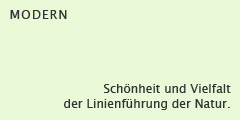 Moderne Schmuckarbeiten: Schönheit und Vielfalt der Linienführung der Natur